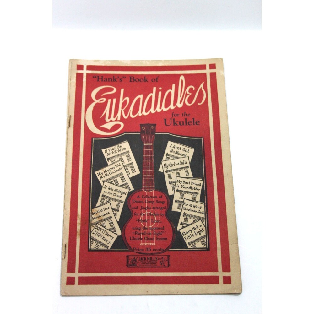 Hank's Book Eukadidles Ukulele No 1 Vintage Songbook Music 1923 Hank Linet Rare